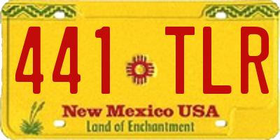 NM license plate 441TLR