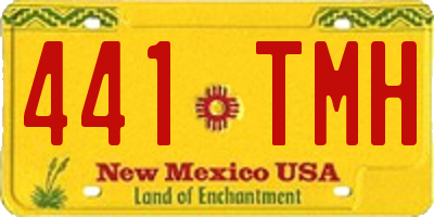 NM license plate 441TMH