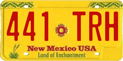 NM license plate 441TRH