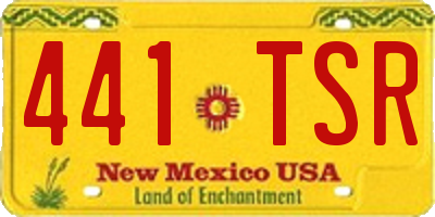 NM license plate 441TSR