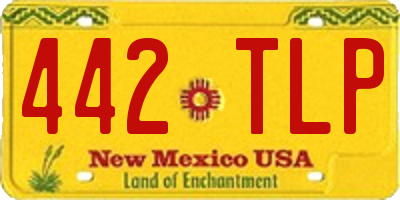 NM license plate 442TLP