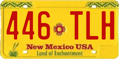 NM license plate 446TLH