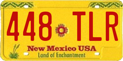 NM license plate 448TLR