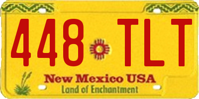 NM license plate 448TLT