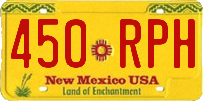NM license plate 450RPH