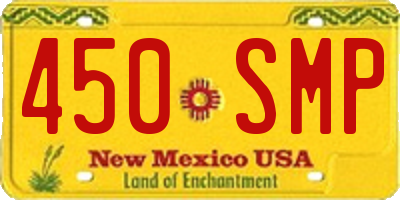 NM license plate 450SMP
