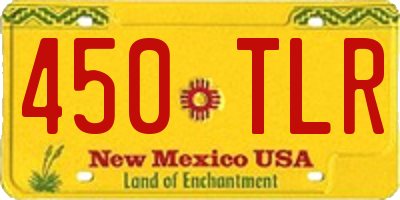 NM license plate 450TLR