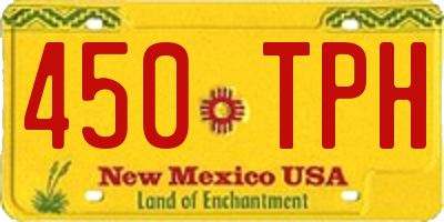NM license plate 450TPH
