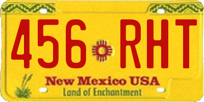 NM license plate 456RHT