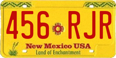 NM license plate 456RJR