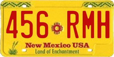 NM license plate 456RMH