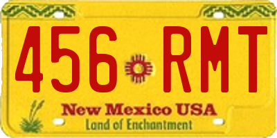 NM license plate 456RMT