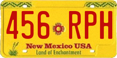 NM license plate 456RPH