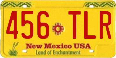 NM license plate 456TLR