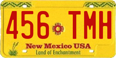 NM license plate 456TMH