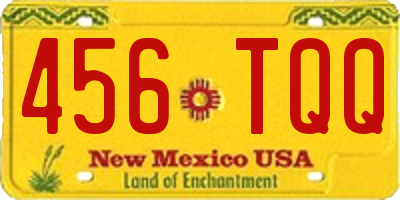 NM license plate 456TQQ