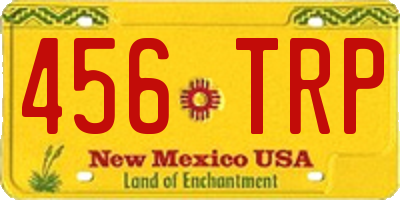 NM license plate 456TRP