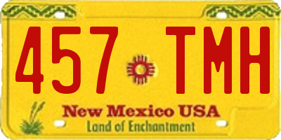 NM license plate 457TMH