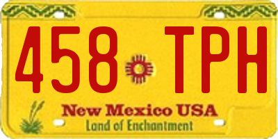 NM license plate 458TPH