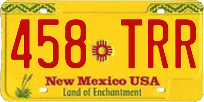 NM license plate 458TRR
