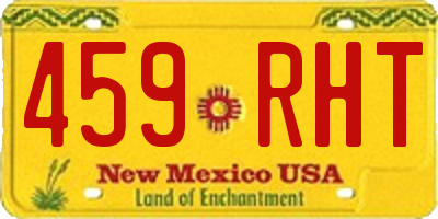 NM license plate 459RHT