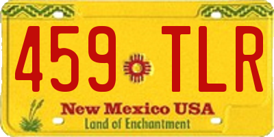 NM license plate 459TLR