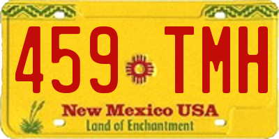 NM license plate 459TMH