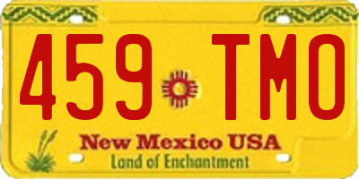 NM license plate 459TMO