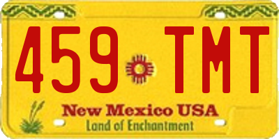 NM license plate 459TMT