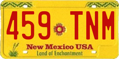 NM license plate 459TNM