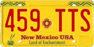 NM license plate 459TTS