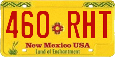 NM license plate 460RHT