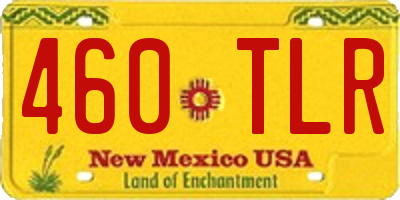 NM license plate 460TLR