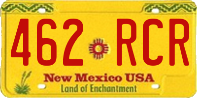 NM license plate 462RCR