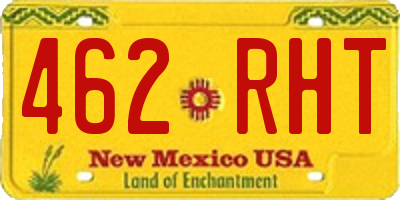 NM license plate 462RHT