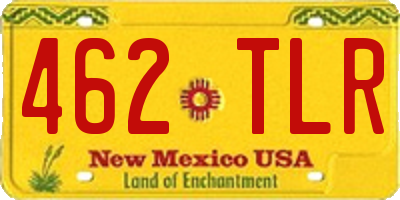 NM license plate 462TLR