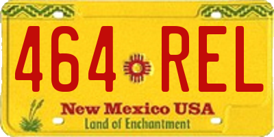 NM license plate 464REL