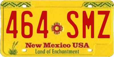 NM license plate 464SMZ