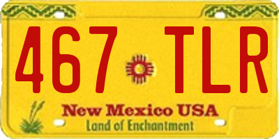 NM license plate 467TLR