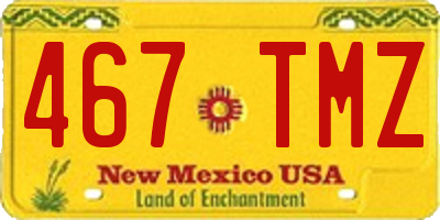 NM license plate 467TMZ