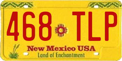 NM license plate 468TLP