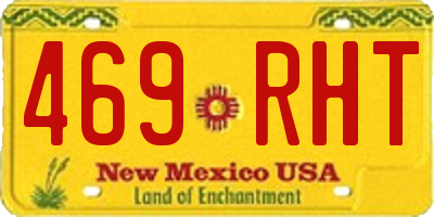 NM license plate 469RHT