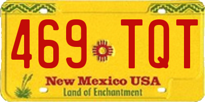 NM license plate 469TQT