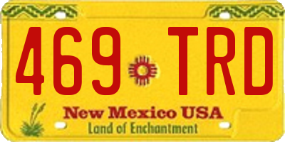 NM license plate 469TRD