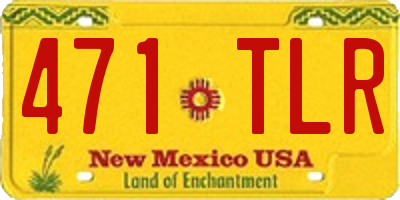 NM license plate 471TLR