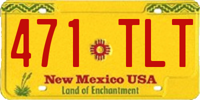 NM license plate 471TLT