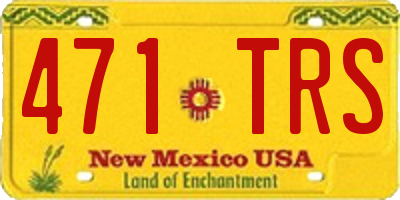 NM license plate 471TRS