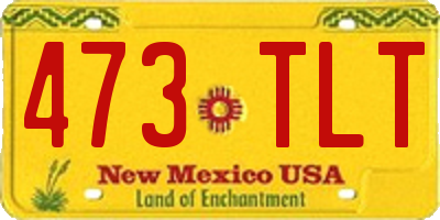 NM license plate 473TLT