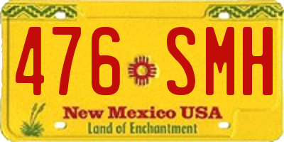 NM license plate 476SMH