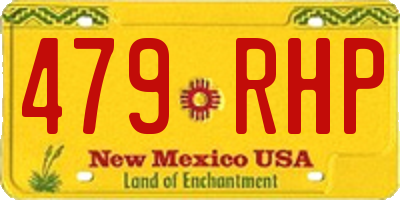 NM license plate 479RHP